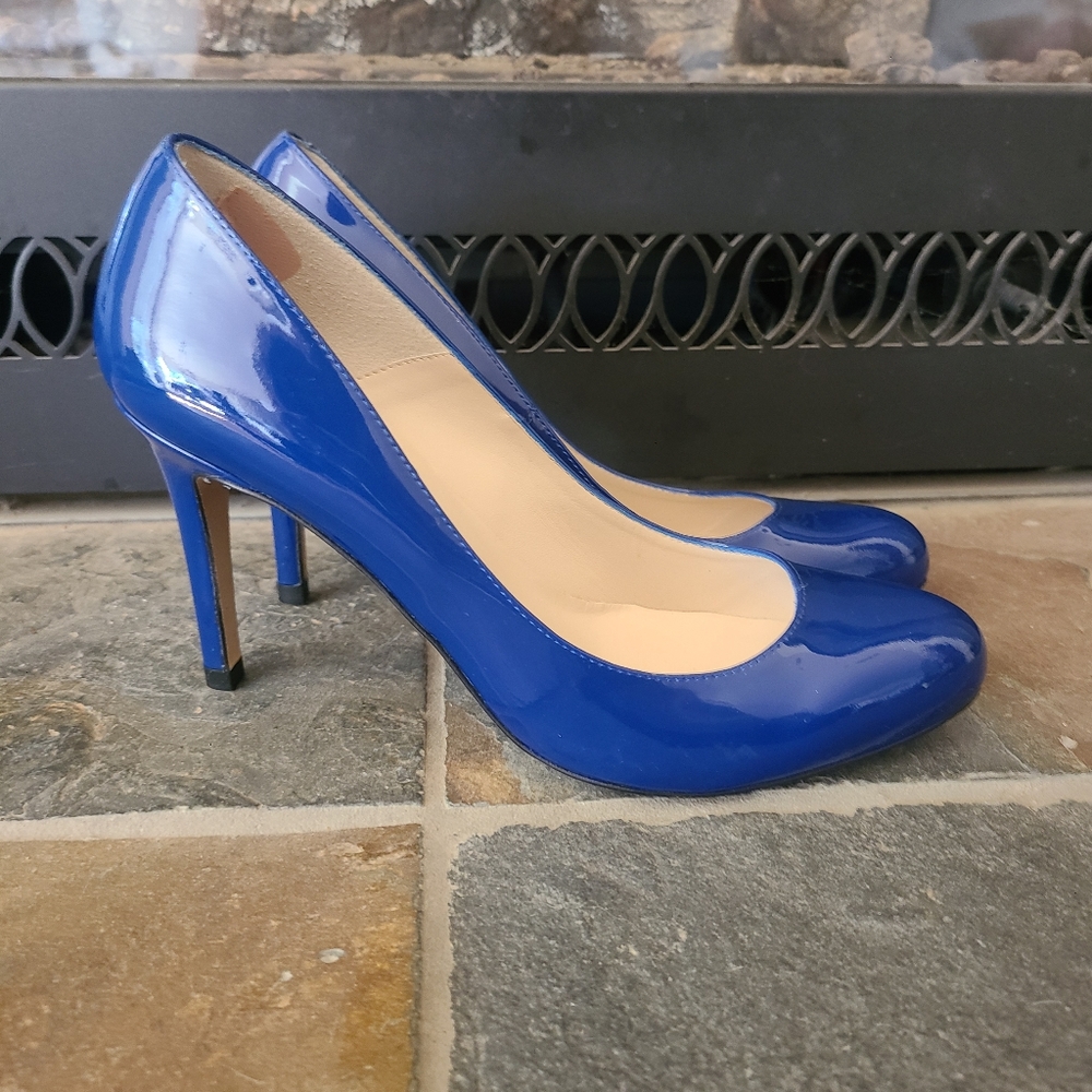 LK Bennett Blue London Stila High Heel Pumps size 38